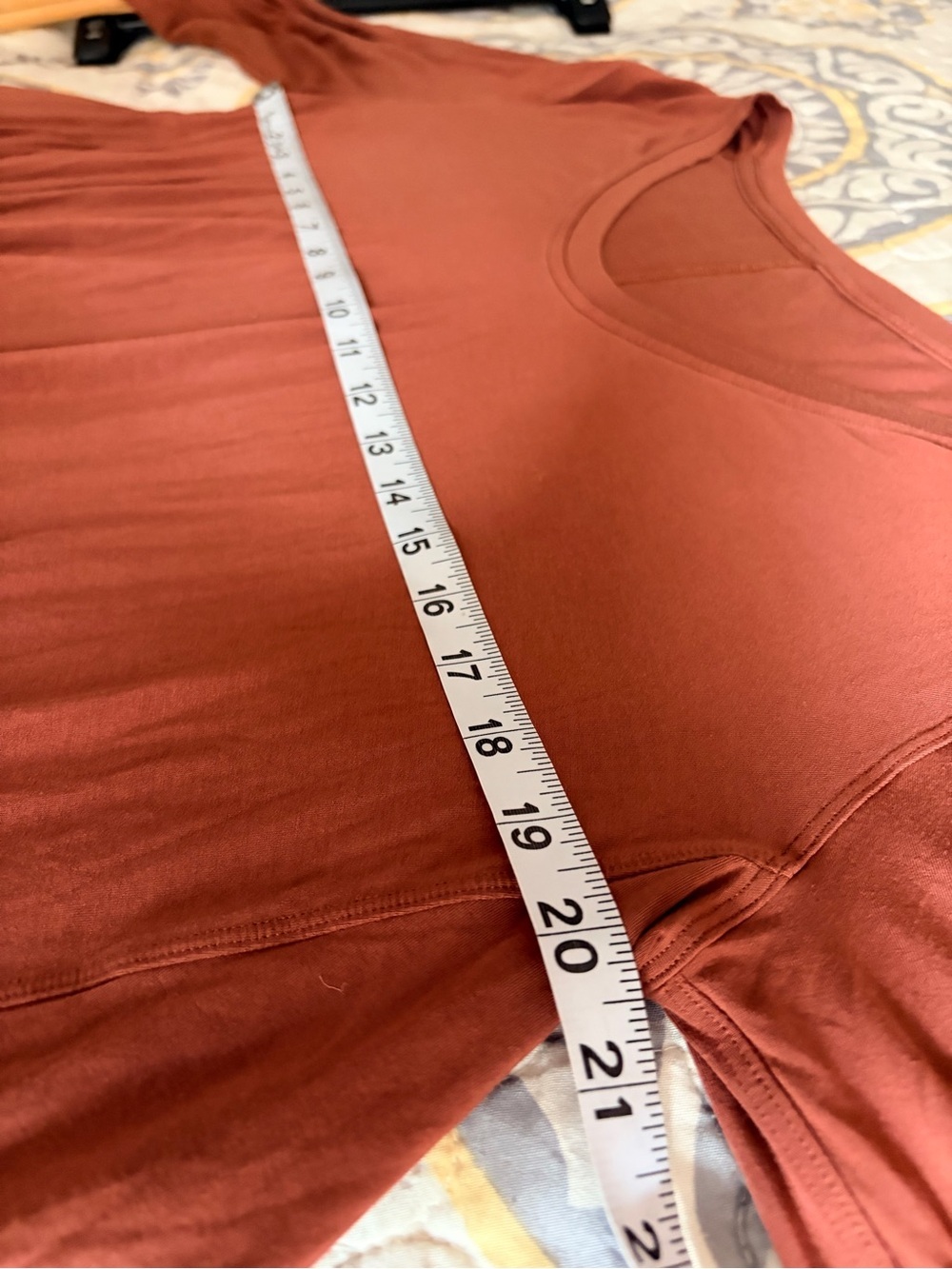 Lululemon Up for Down Time Long Sleeve,
Dark Terracotta, size 10 - Picture 9 of 11